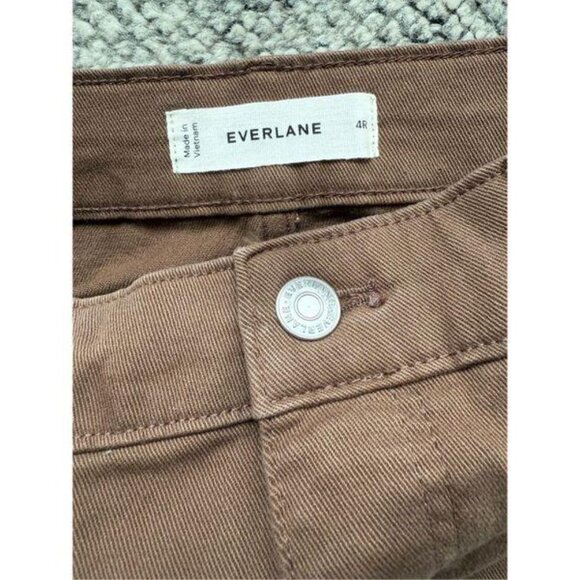 Everlane - The Utility Barrel Pant - Cocoa Size 4 - Picture 4 of 6